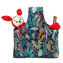 Handbag with Crochet Handle Organizer Ball Scourer
