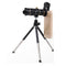 Universal Phone Camera Zoom Lens Kit Clip on Optical Telescope Black 15X