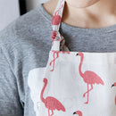 Unisex Exotic Flamingo Kitchen'Apron Room Barbecue Restaurant Pocket HalternecW+
