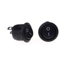 5pcs 12V Car Round Rocker Dot Boat Blue LED Light Small Toggle ON/OFF SwitchME