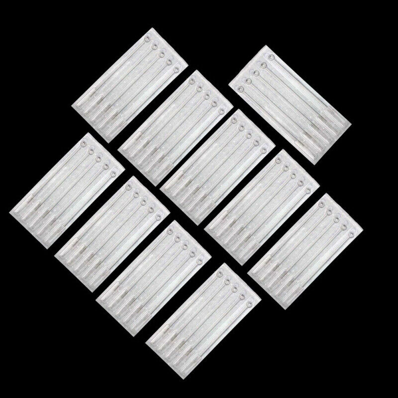 50x 7RL Disposable Stainless Steel Sterile Round Liner Tattoo Gun Supply  CWE