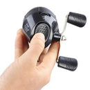 10LB/85YDS Gear Ratio Spinning Fishing Reel Push Button Fishing Gear Spring Bait