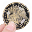 Michael Police Officer Badge Patron Saint Commemorative Challenge Coin Gift M+