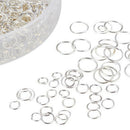 2900 x Mixed Jump Rings link loop Open Jump Ring for DIY Jewelry Findings