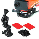 19X Motorcycle Helmet Bracket Mounting Holder Kit For Hero6/5/4 XiaoYI Camera ME