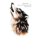 Body Art Beauty Makeup Cool Wolf Wolfing Waterproof Temporary Tattoo StickerP ES