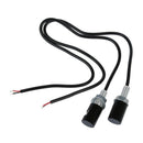 2x White LED Motorcycle Car License Plate Light Bolts