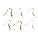 120 Pieces/Box Earring Hooks Ear Wires Fish Hook with Storage Case Z7Q9