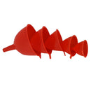 5PCS Plastic Funnel Fill Liquid Lab Car Petrol Oil Fuel Water Kitche Dlwo