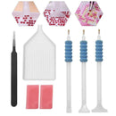 7 Pcs Embroidery Tool 5D Diamond Point Drill Pen Kit Painting Cross Stitch