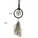 3 x Unique Key Chain Ring Feather Bead Dream Catcher Keyring Keychain A