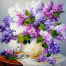 Lavender flower arranging 5D DIY diamond Painting flowers Cross Stitch diam
