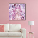 5D DIY Diamond Painting Flowers Girl Cross Stitch Embroidery Rhinestones