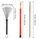 1 Pair 5A Drum Sticks Classic Maple Wood Drumsticks Set 1 Pair Drum Wire Br