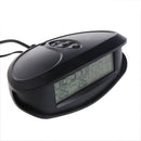 Digital Car LED Clock Thermometers Voltmeter Time Alarm Backlight Outdoor Indoor