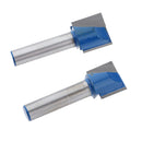 2pcs Professional CNC Router Bit Tungsten Carbide End Mill Cutter Bit - 8mm