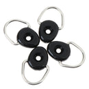 4Pcs Loop Buckle Camping Marine D Ring Accessories Tie Down Water Sports Kaya FT