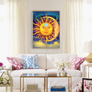 Home Decor Mosaic DIY Moon Sun Full Drill Diamond Painting Cross Stitch Kit A