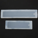 5X(2 Pcs/Set Rectangle Silicone Bookmark Mold, DIY Bookmark Mould Making E B4G4)