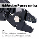 151pcs/set Crimping Tool Kit Carbon Steel Wire Rope Barrel Ferrule Terminal