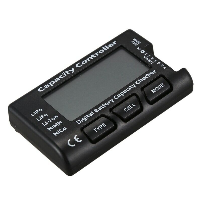 2.1" RC Cell Meter-7 Digital Battery Capacity Checker/Controller for NiCd / J1Q6