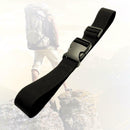 Black Small Travel Luggage Straps Short Adjustable Suitcase Belt Buckle Holder