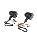 2X Motorcycle ATV Turn Signal Lights Blinker Indicator Blub Amber + Red Lens
