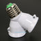 2 in 1 E27 Lamp Socket Splitter Adapter Light Double Y Bulb Base Stand Holder