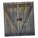 eyelet ring top readymade Z Wood Door Curtain 2 panels blackout window drape