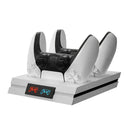 Dual Controller Charger for DualSense Charging Station with LED Indicator