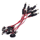 10 Battery 9V Power T type Cable Plug Clip Barrel Jack Connector fit for Arduino