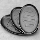 Cast Iron Roasting Steak Pan Non Stick Roast Enamel Fried Pot Plate Frying