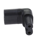 IEC320-C8 A C7 Angle Up-Down AC Power Adapter Male-Female Extension