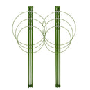 2 Pack Plant Support Cage Metal Rust Resistant Garden Plant Support Ring Pl