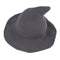 Halloween Witch Hat Modern Knitting Cap Party Outfit Accessories Dark grey