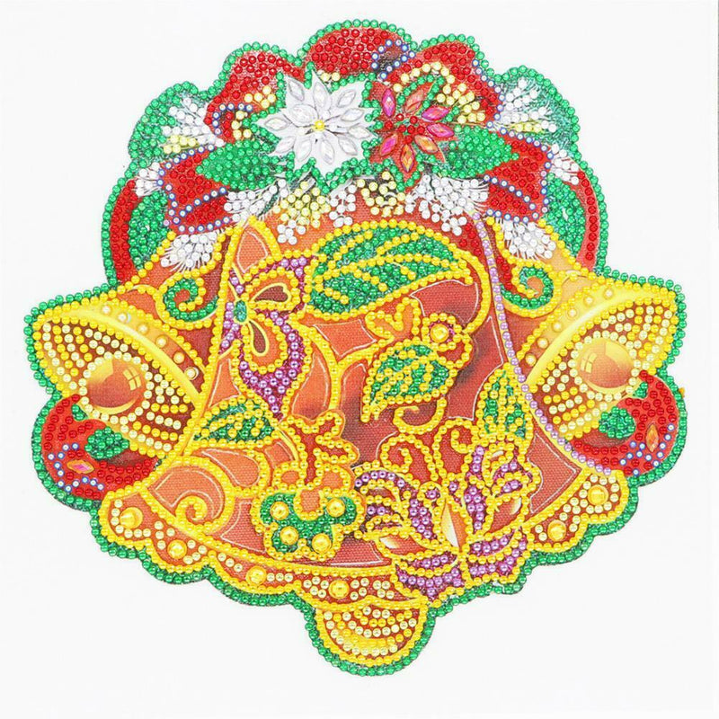 5D DIY Special Shaped Diamond Painting Christmas Bell Embroidery Mosaic Kit