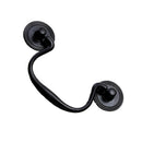 Modern Matte Black Door Knobs - Cupboard Cabinet Drawer Pull Handle 115mm
