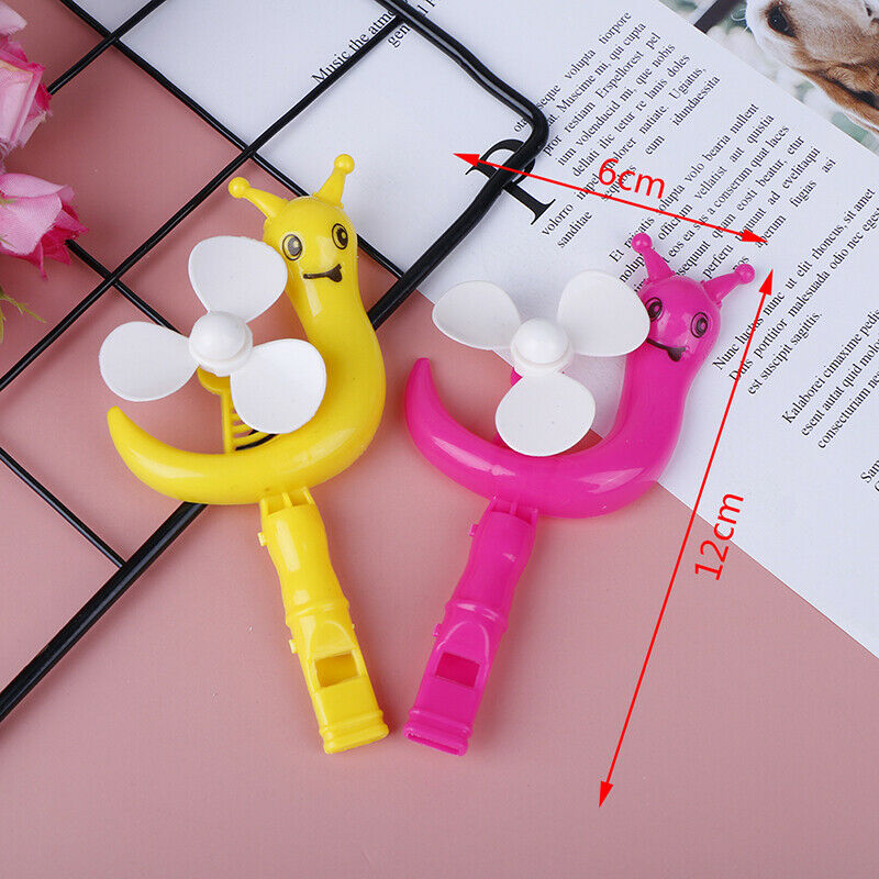 5Pcs Snail Windmill Whistle Kids happy birthday party for girl and boy  BX