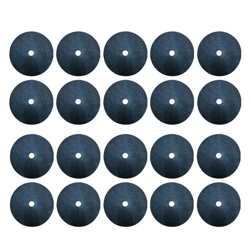 20pcs Non-Woven Fabric Mulch Rings Tree Shrubs Grass Barrier Mat 19.7''