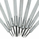 Practical Metal Screwdriver With 9 Blades Great For Eye Glass Repair 0.8-2.0mm