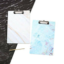 1 Pcs Cute A4 Marble Series Clipboard File Folder Stationary Board Hard Boa H5R5