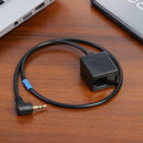 Headset Adapter 2.5mm TRS Plug to RJ9 6P4C Socket Cable for Cisco Phone