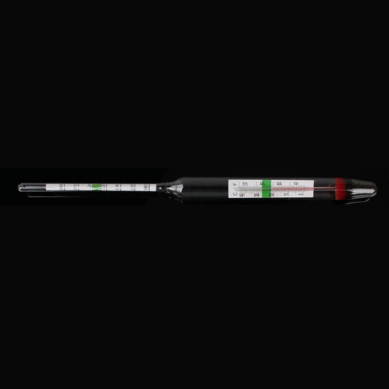 Fish Tank Aquarium Marine Water Salinity Tester Meter Hydrometer Thermometer