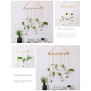 Creative Hanging Glass Vase Hanging Bottle Hydroponic Green Plant Transpare Y6V6