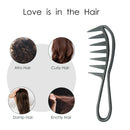 Wide Tooth Hair Extension Comb Anti-static Salon Barber Beauty Tool