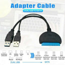 SATA to USB 3.0 2.5"/3.5" HDD SSD Hard Drive Converter Cable Line Adapter USA