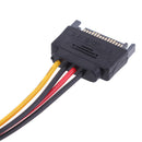 SATA TO IDE Power Cable 15 Pin SATA Male to Molex IDE 4 Pin Female Cable Adap JR