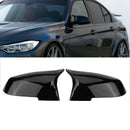 For Bmw F20 F21 F87 M2 F23 F30 F36 X1 E84 Gloss Black Side Mirror Cover Cap
