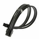 8-Pin ATX CPU ATX Black Sleeve 30CM Extension Cable Shakmods + 2 Cable Combs