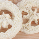2Pcs Natural Loofah Soap Holder Dish Bathroom Storage Support Plate StanME